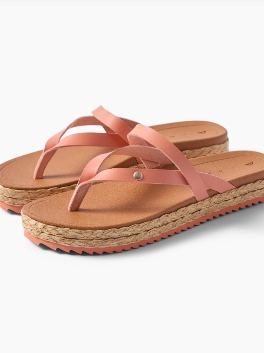 Women's Reef Coral Pink Platform Flip Flop Sandals